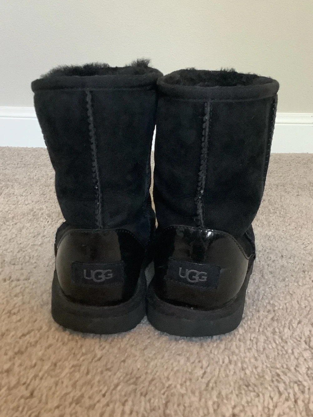 Black UGG Kids Classic II Short Boots